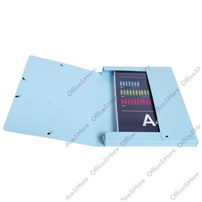 EXACOMPTA BOX FASCIKLA A4 40mm 0.7mm AQUAREL Ass. 