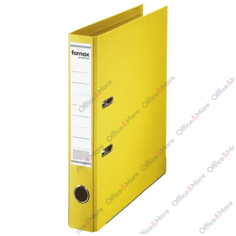 FORNAX REGISTRATOR PREMIUM A4 5CM ŽUTA PP 