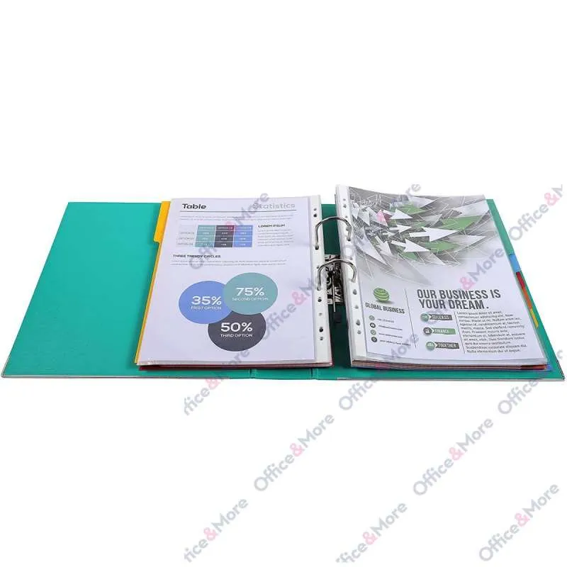 EXACOMPTA REGISTRATOR PREMIUM A4 8CM SV ZELENA 