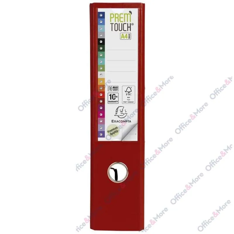 EXACOMPTA REGISTRATOR PREMIUM A4 8CM BORDO 53304E 