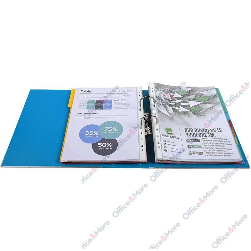 EXACOMPTA REGISTRATOR PREMIUM A4 8CM PLAVA 53342E 