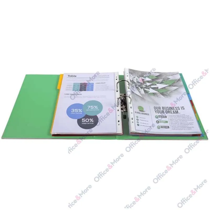 EXACOMPTA REGISTRATOR PREMIUM A4 8CM ZELENA 53343E 