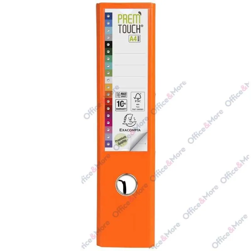 EXACOMPTA REGISTRATOR PREMIUM A4 8CM ORANŽ 53344E 