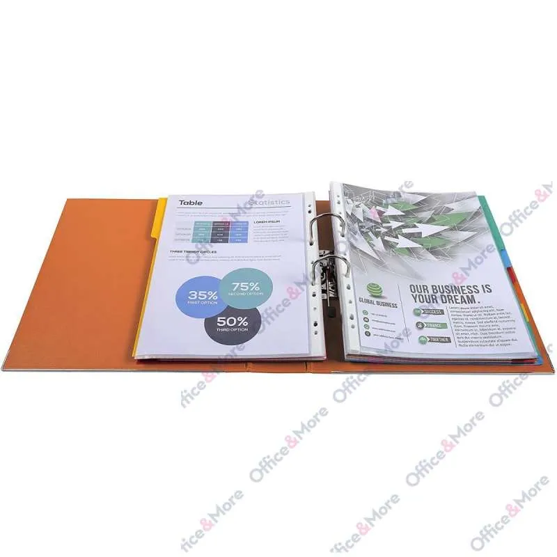 EXACOMPTA REGISTRATOR PREMIUM A4 8CM ORANŽ 53344E 