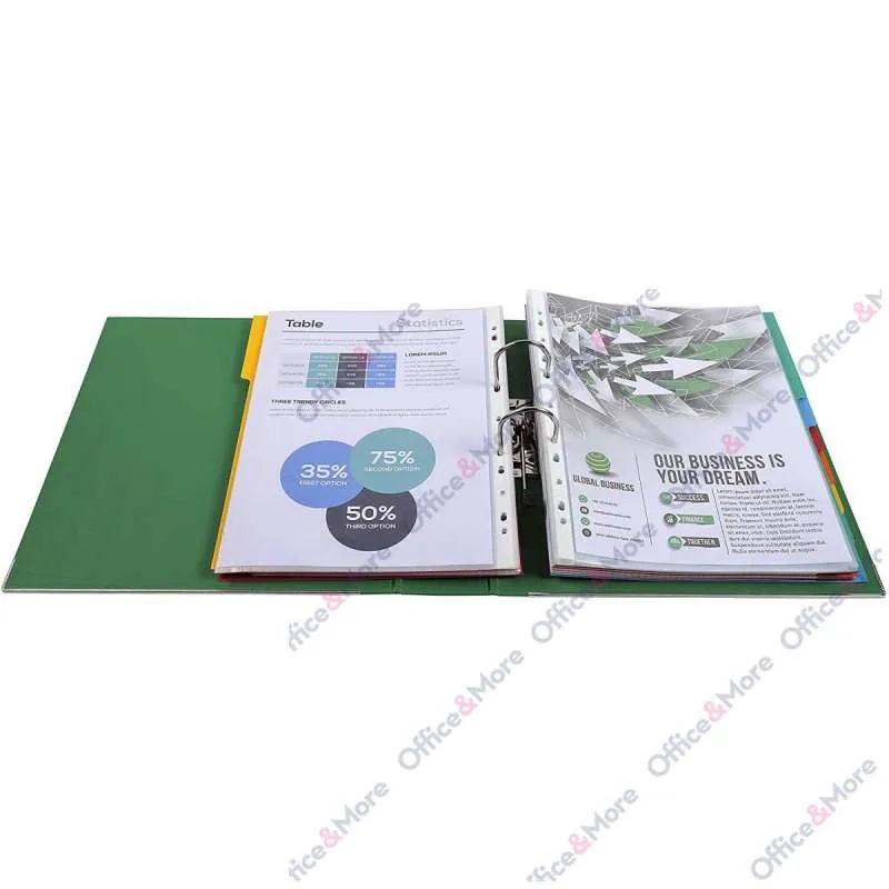 EXACOMPTA REGISTRATOR PREMIUM A4 8CM T.ZELENA 