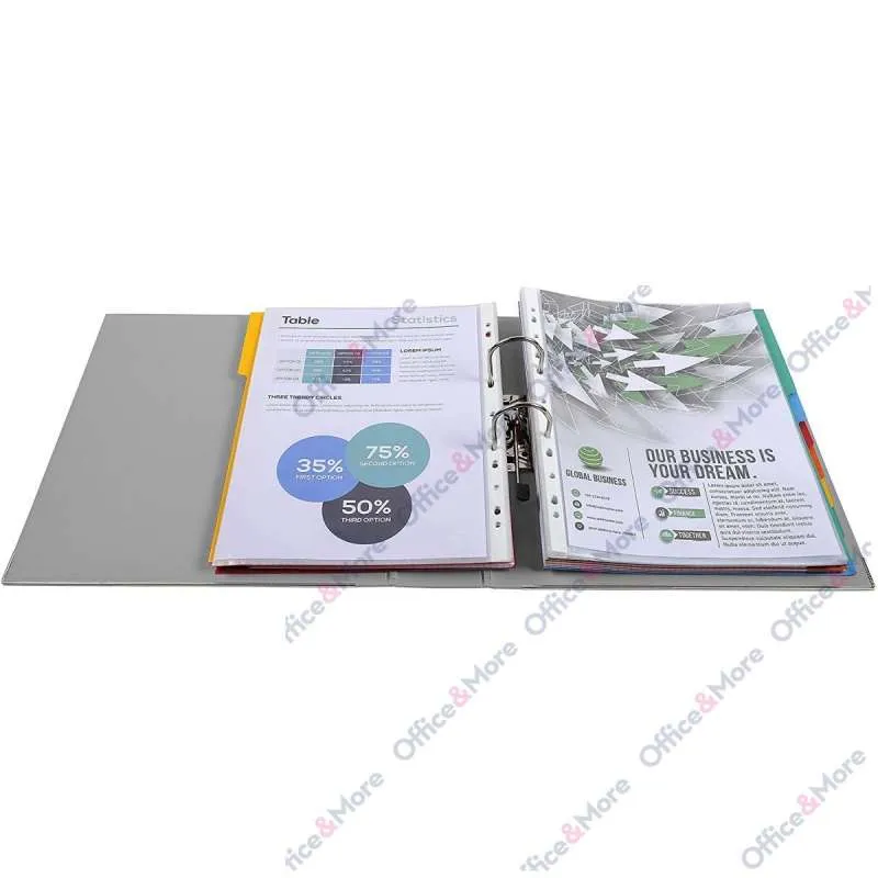 EXACOMPTA REGISTRATOR PREMIUM A4 8CM T.SIVA 53354E 