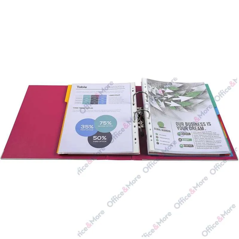 EXACOMPTA REGISTRATOR PREMIUM A4 8CM MALINA 53359E 