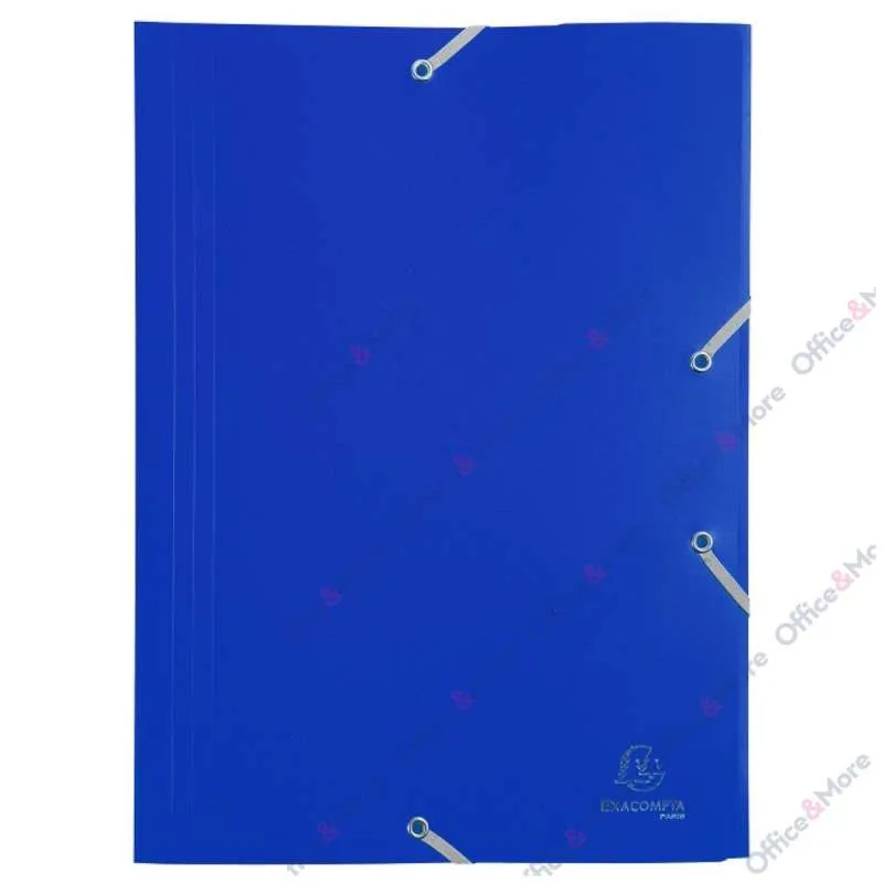 EXACOMPTA FASCIKLA PP SA 2 GUME PLAVA 55902E 