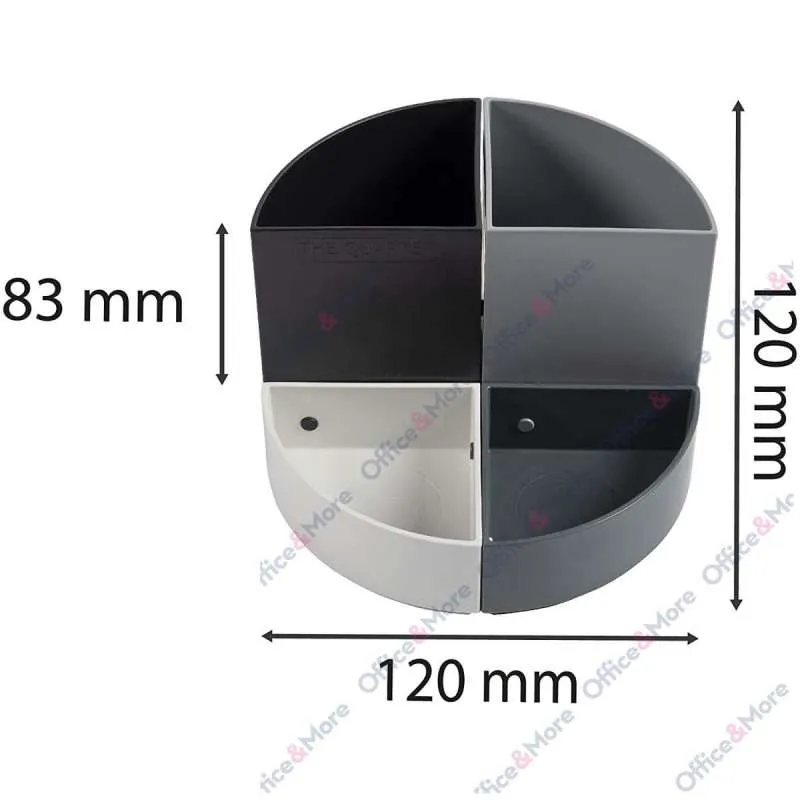 EXACOMPTA STONI ORGANAJZER MODULAR QUARTER,SIVA 