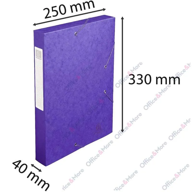 EXACOMPTA FASCIKLA 25MM, LJUBIČASTA, CARTBOX 