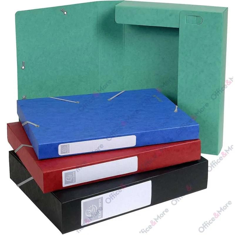 EXACOMPTA FASCIKLA 25MM, CRNA, CARTBOX 