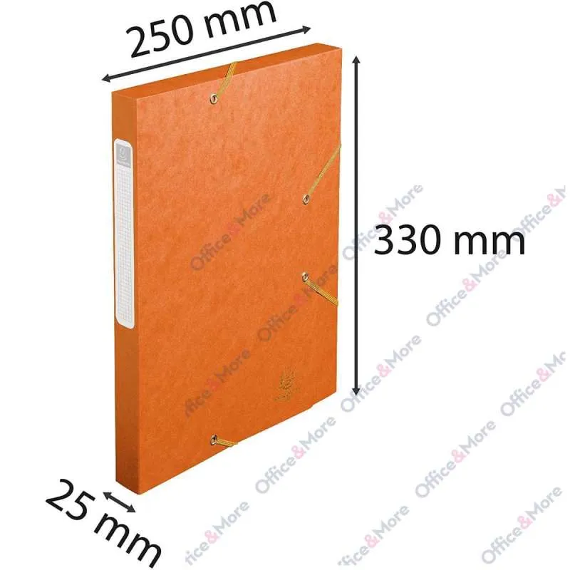 EXACOMPTA FASCIKLA 25MM, NARANDŽASTA, CARTBOX 