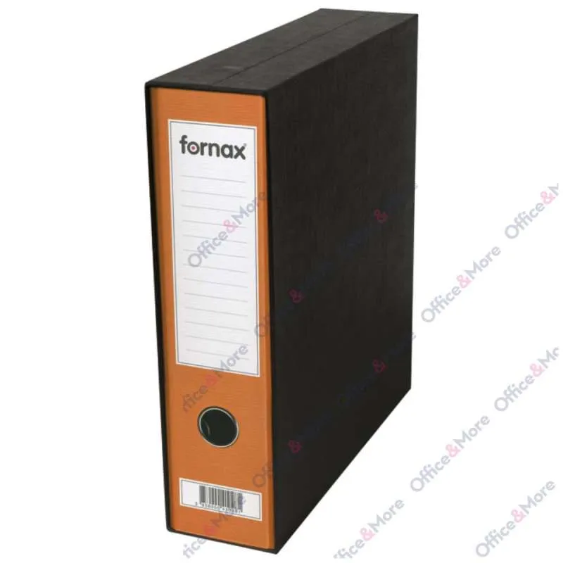 FORNAX REGISTRATOR PRESTIGE 8CM ORANŽ, CRNA KUTIJA 