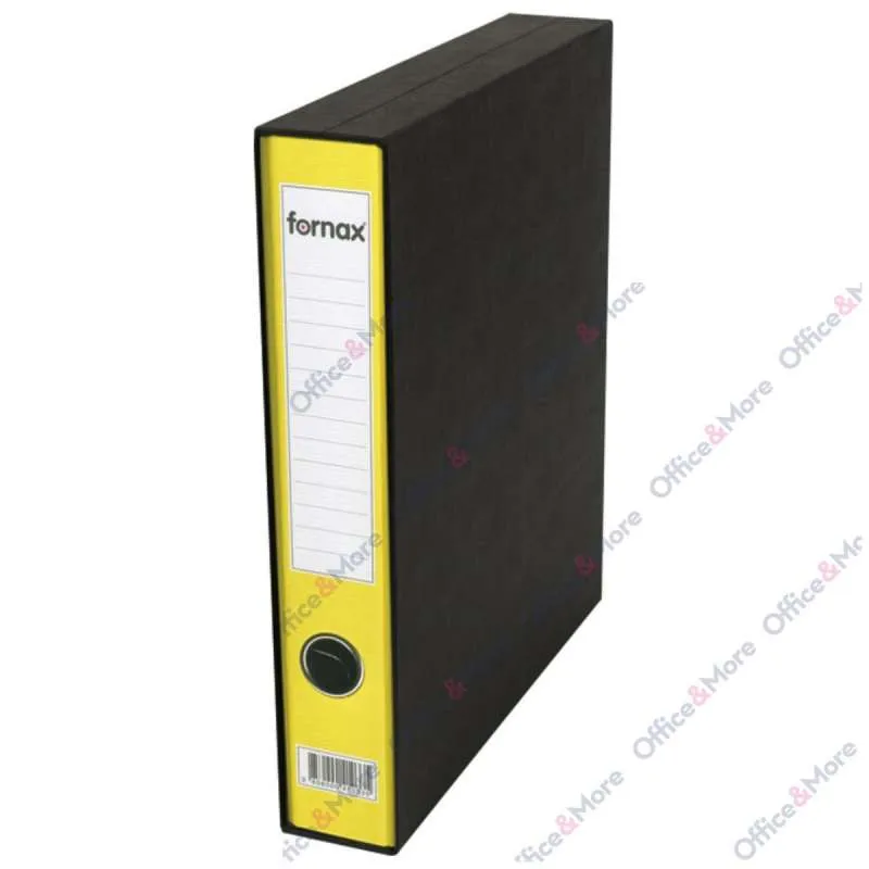 FORNAX REGISTRATOR PRESTIGE 6CM ŽUTI ,CRNA KUTIJA 