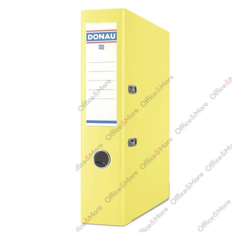 DONAU REGISTRATOR PREMIUM 8CM, ŽUTA 