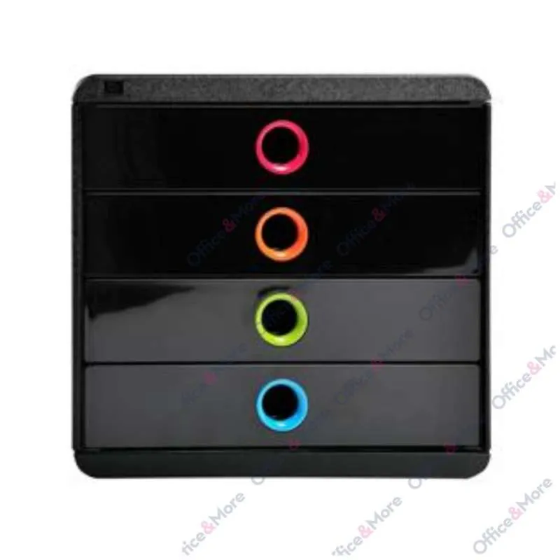 EXACOMPTA BOKS SA 4 FIOKE POP BOX CRNI 