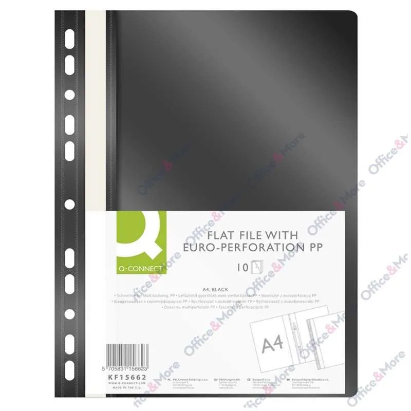 Q-CONNECT FASCIKLA EVRO PER.POLUMEHANIZAM CRNA 