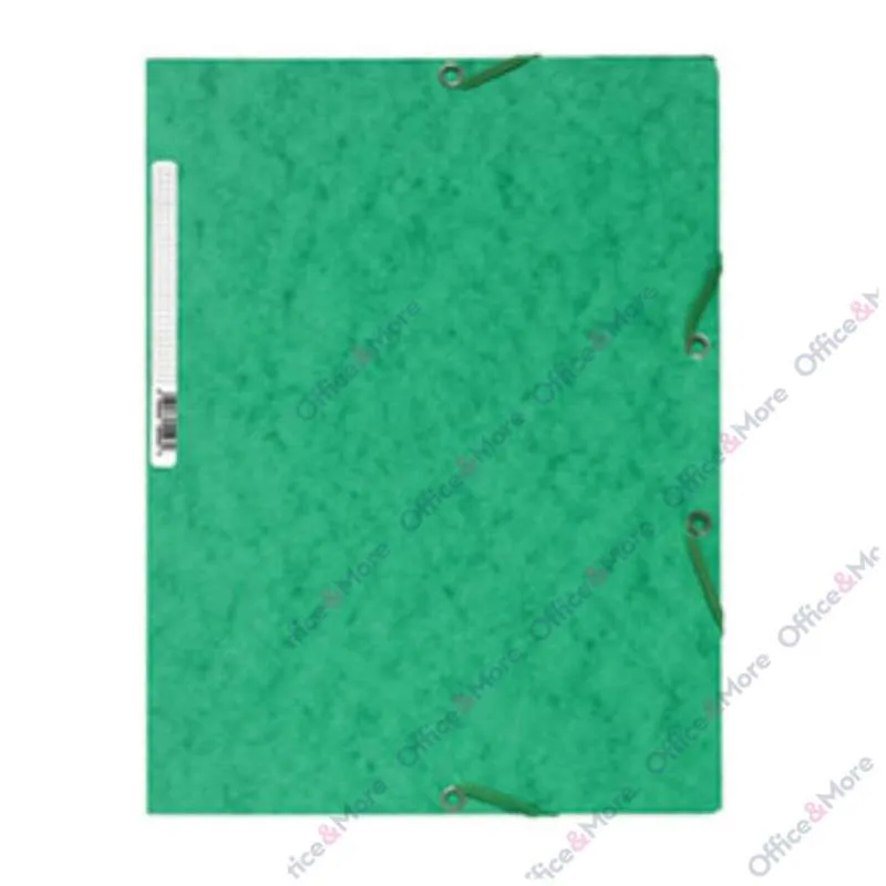 EXACOMPTA FASCIKLA KARTON ZELENA 2 GUME 400G 