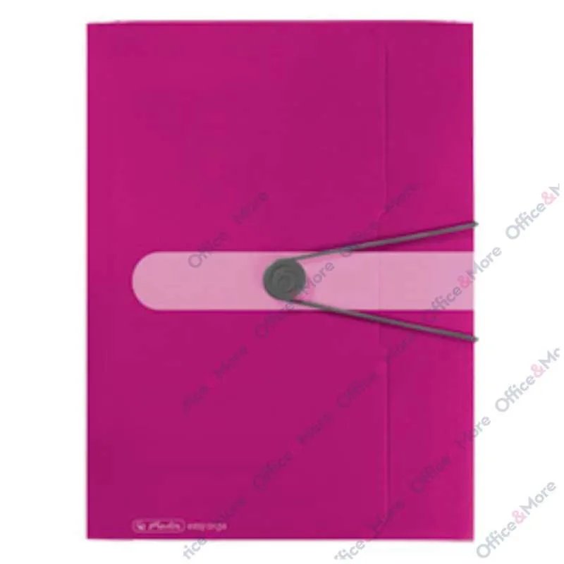HERLITZ FASCIKLA SA GUMOM ROZE 505970 