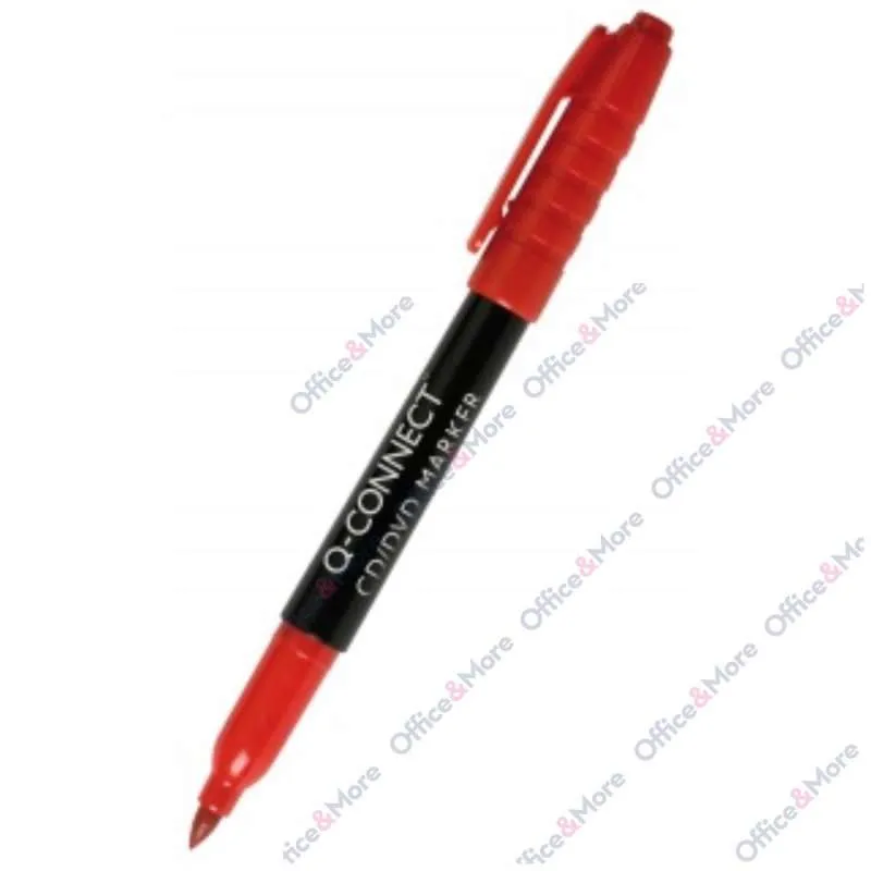 Q-CONNECT MARKER CD/DVD 1MM CRVENI 