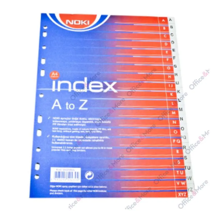 NOKI INDEX PVC A-Z  04PK2008 