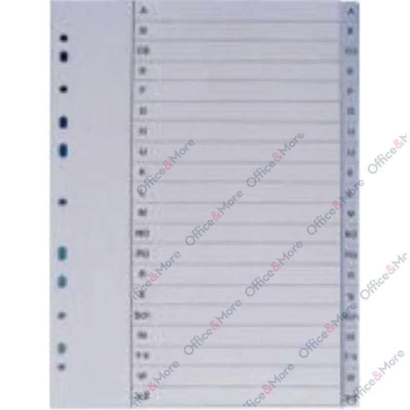 NOKI INDEX PVC A4 5 CIFARA 04PK2003 