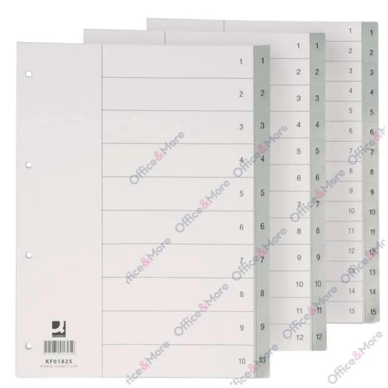 Q-CONNECT INDEX PVC 1-10 SIVI 