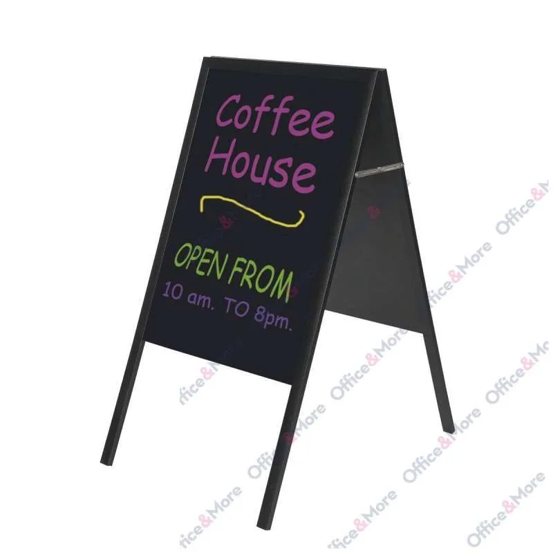 Bi-O CRNA SENDVIČ TABLA CRNI RAM 60X90CM 