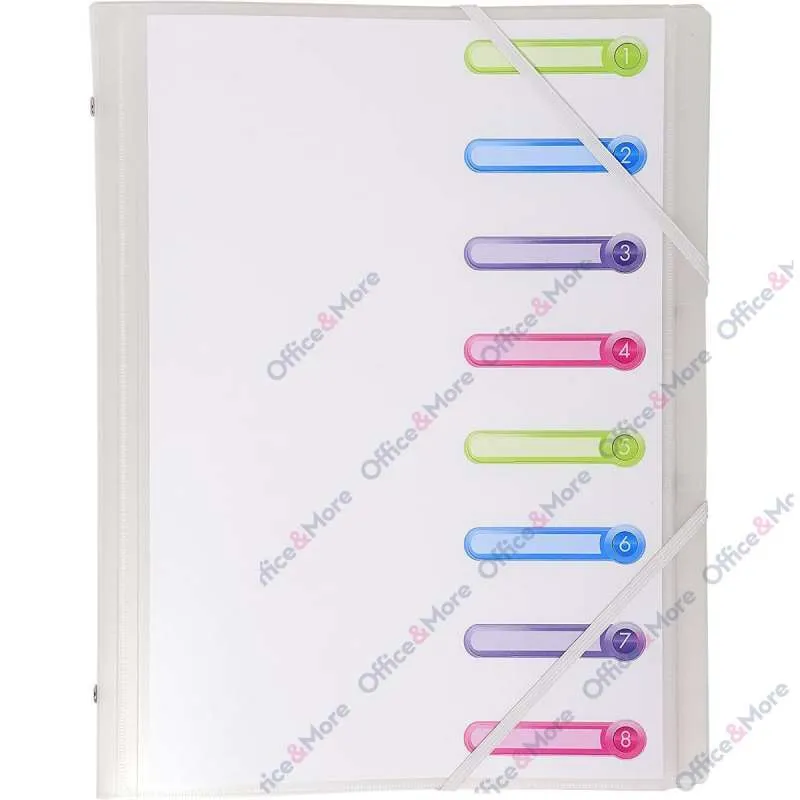 EXACOMPTA FOLDER SA 8 PREGRADA PP TRANSPARENT 