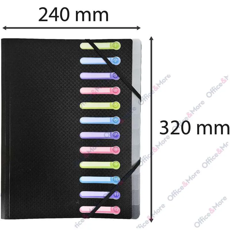 EXACOMPTA FOLDER SA 12 PREGRADA PP CRNI 
