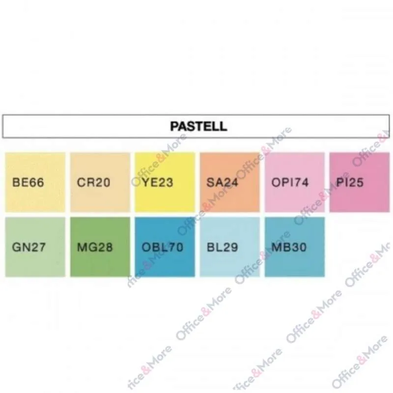 PAPERLINE PAPIR 80G PASTEL MIX 1/250 (5X50) 