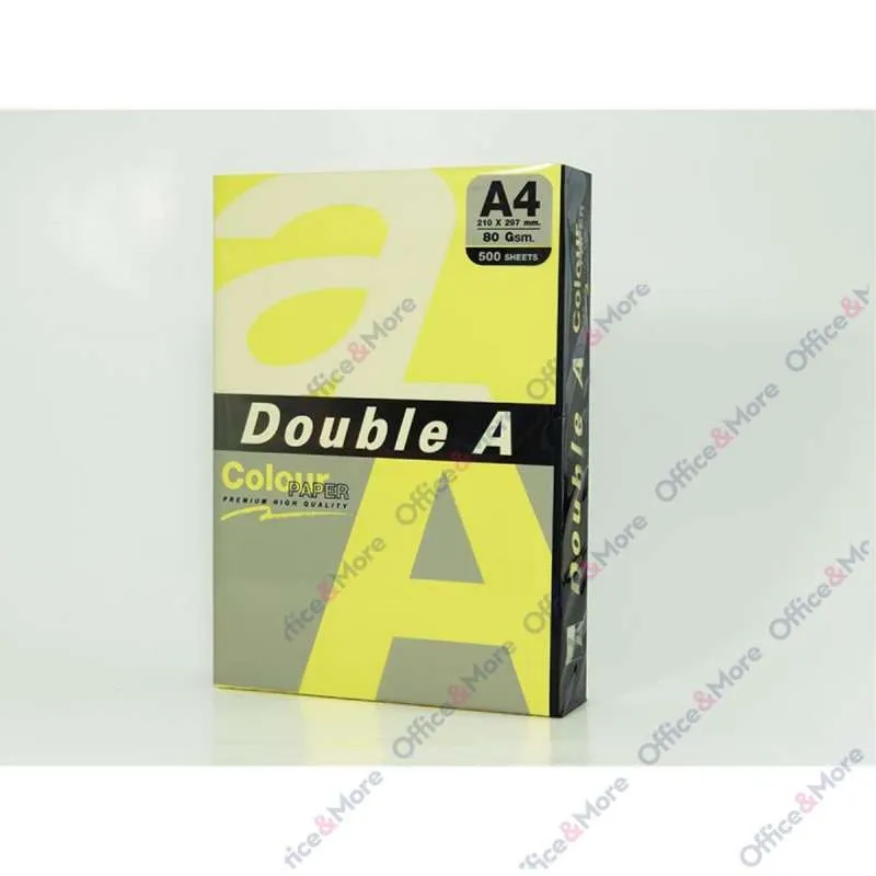 DOUBLE A FTK A4 80G 100L NEON ŽUTA (YELLOW) 