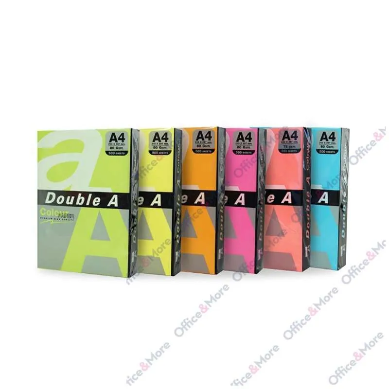 DOUBLE A FTK A4 80G 100L NEON ZELENA (GREEN) 