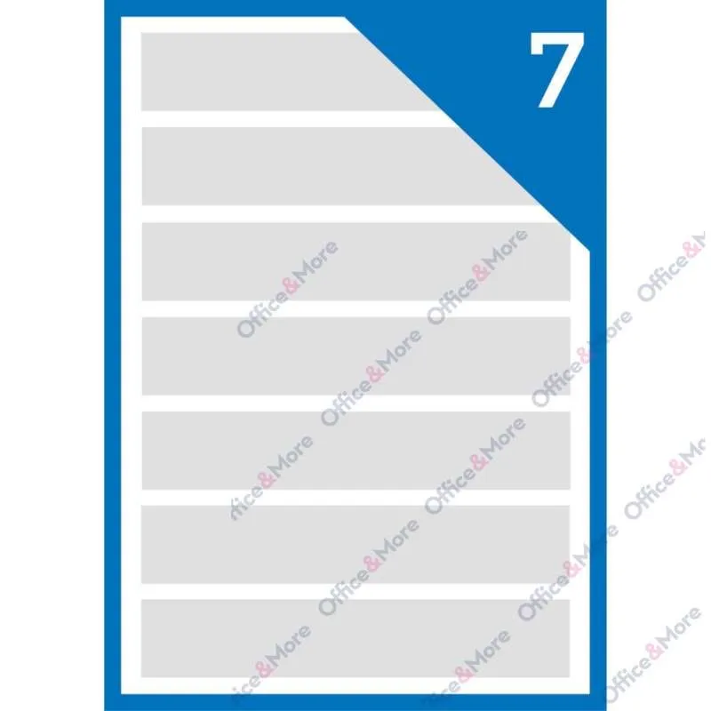 OM SLP ETIK 192X38 PAK.100 ZA REGISTRATORE USKE 