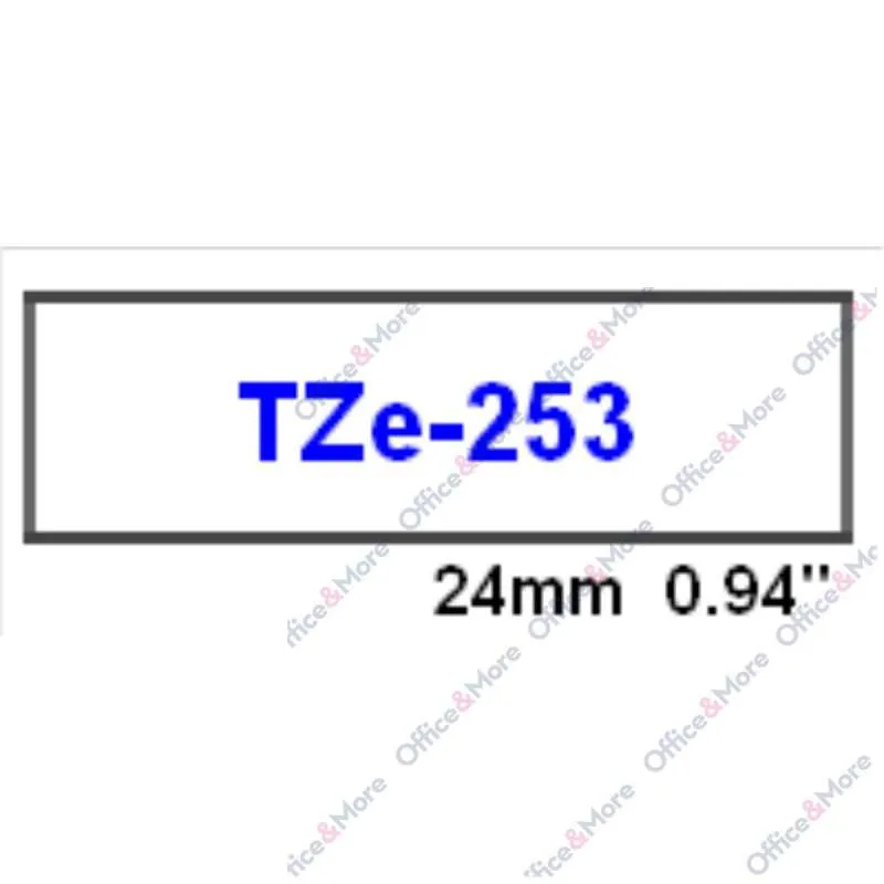 BROTHER TRAKE 24mm PLAVO NA BELO TZe-253 