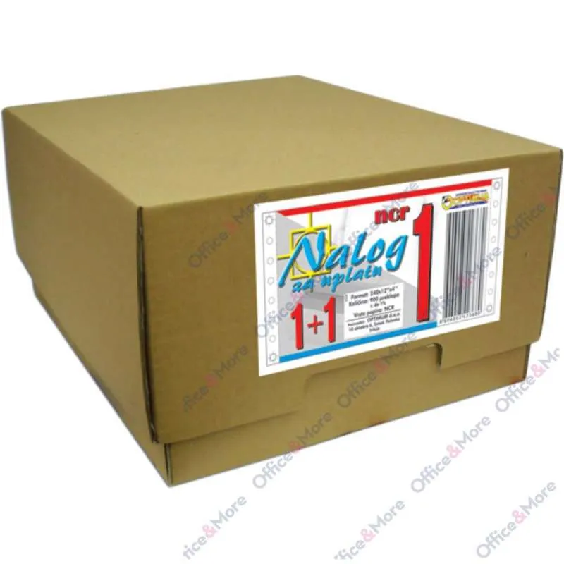 NALOG ZA UPLATU 1(1+1) KUT   240x12/4 TABULIR 9928 
