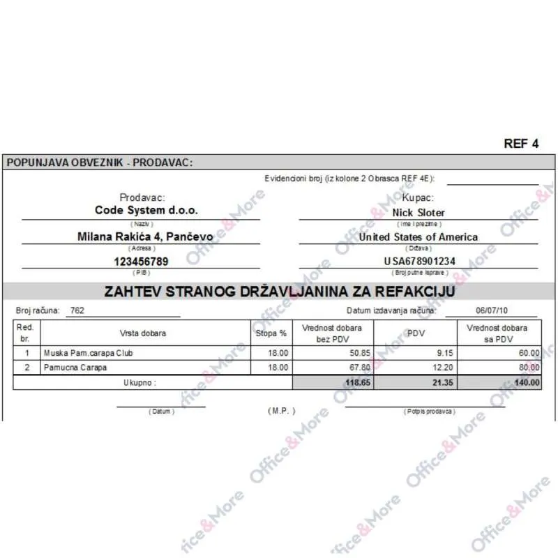 OBRAZAC REF 4, SET 3 LISTA 