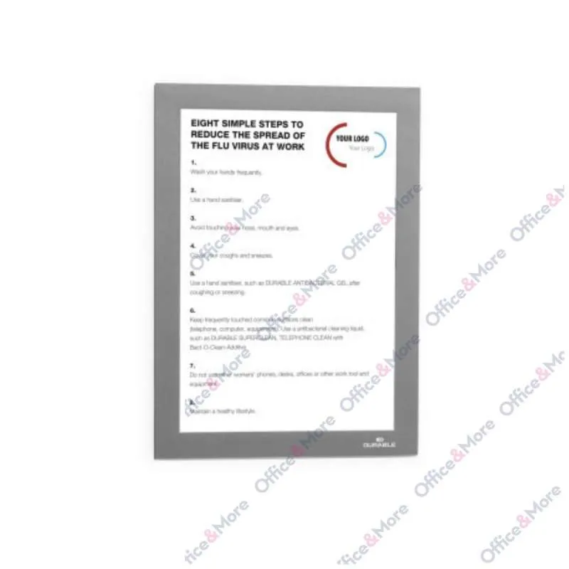 DURABLE SLP FOLIJA MAGNETNO ZATVARANJE A5 SIVA 