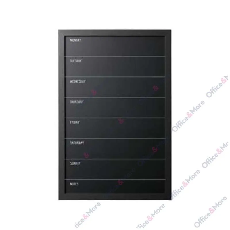 Bi-O PLANER NEDELJNI CRNA TABLA 40X60CM 