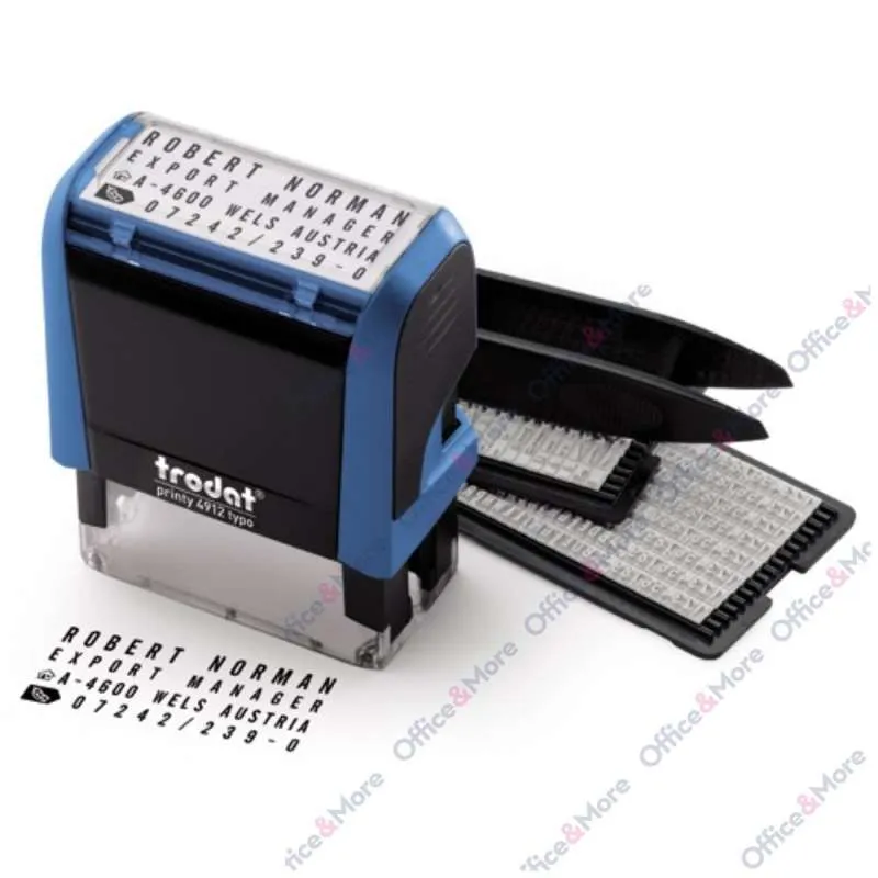 TRODAT PEČAT SAMOSLAGAJUĆI 47X18MM 4912/TYPO 