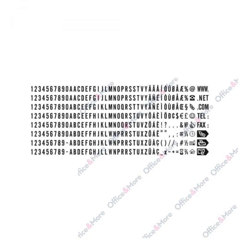 TRODAT SET SLOVA SRPSKI 3MM 6003/ ZA TYPO 4911 