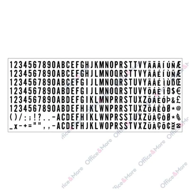 TRODAT SET SLOVA SRPSKI 4MM 6004/ ZA TYPO 4912 