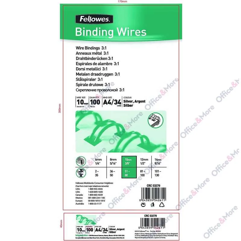 ŽIČANE SPIRALE 10mm SIVA PAK.100 - 5327901 