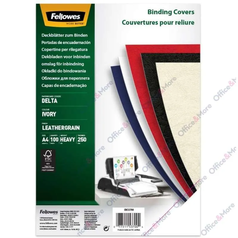KARTONSKE KORICE 250g IVORY A4 PAK.100 - 5370004 