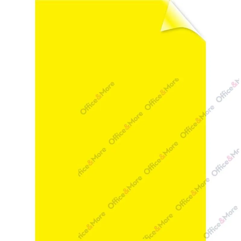 PVC KORICE 200mic ŽUTE A4 PAK.100 - 5377001 