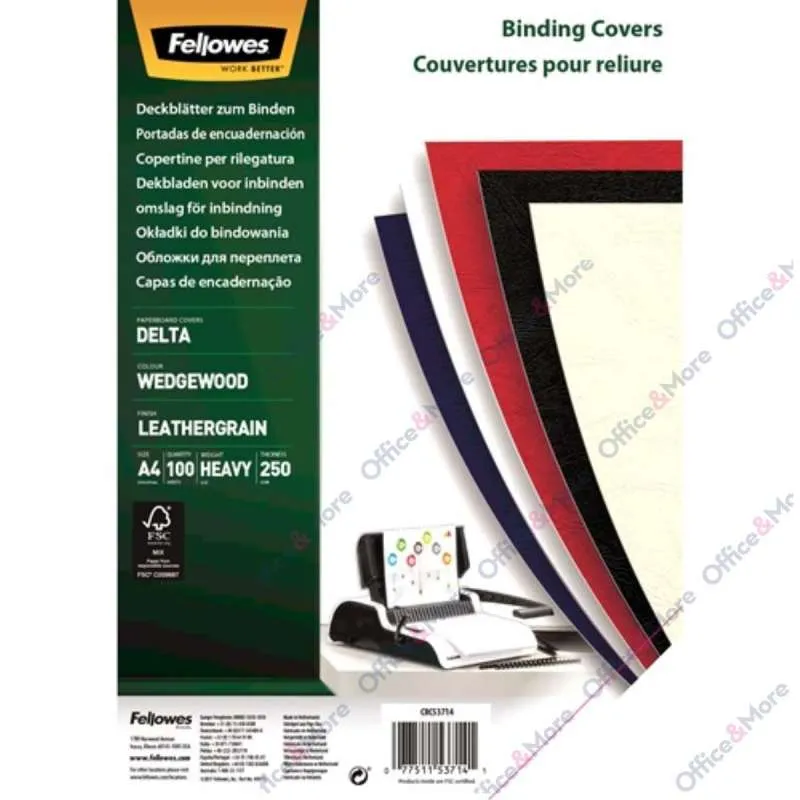 KARTONSKE KORICE 250g SV.PLAVE A4 PAK.100 -5371403 