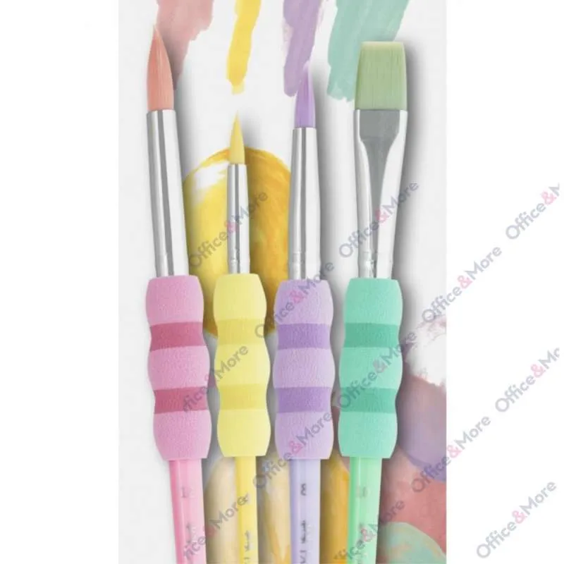 FC ČETKICE SOFT GRIP SET  NEON PASTEL1/4 