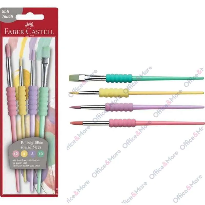 FC ČETKICE SOFT GRIP SET  NEON PASTEL1/4 