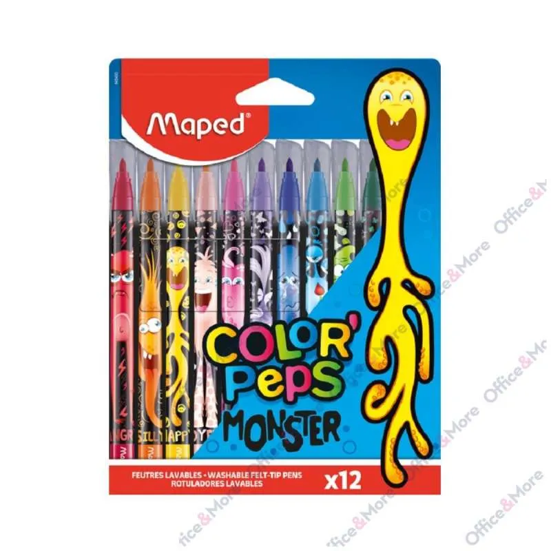 MAPED FLOMASTERI 1/12 MONSTER M845400 