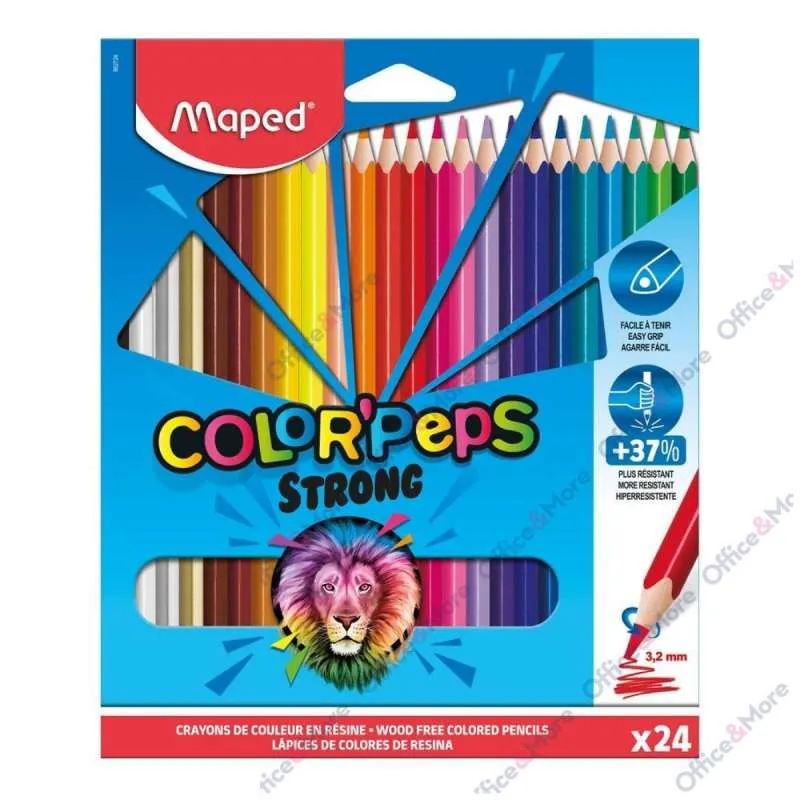 MAPED DRVENE BOJE STRONG 1/24 